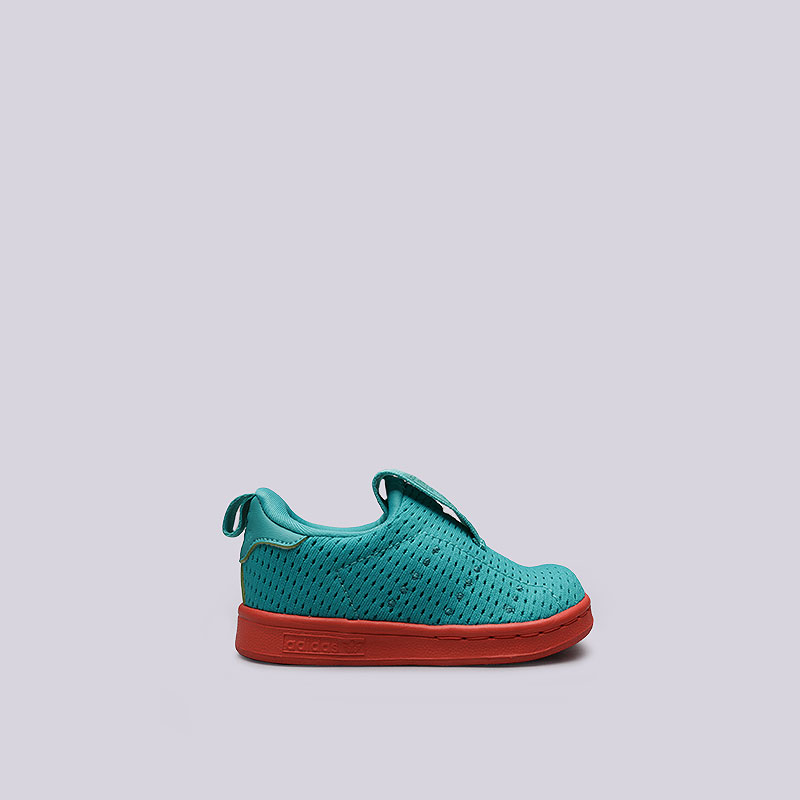 детские голубые кроссовки adidas Stan Smith 360 I CQ2717 - цена, описание, фото 1
